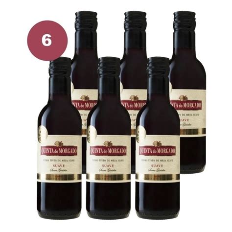 Kit 6 Unidades Vinho Tinto Suave Quinta Do Morgado 245ml Shopee Brasil