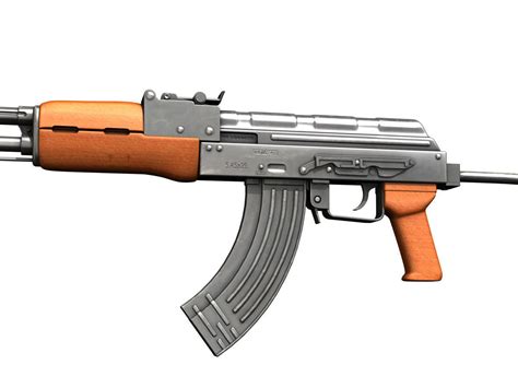 Kalashnikov Ak 74 3d Model Obj 3ds Fbx C4d Lwo Lw Lws