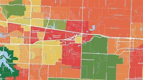 The Safest And Most Dangerous Places In Grain Valley Mo Crime Maps