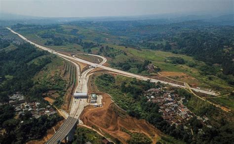 Proyek Pembangunan Jalan Tol Bocimi Seksi Sukabumi Scaffolding