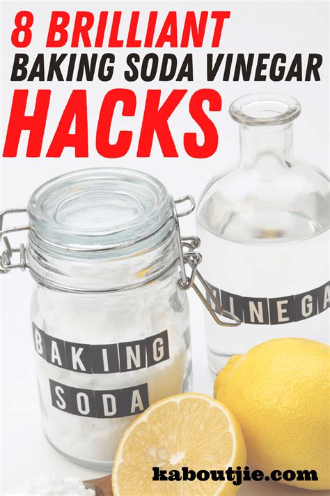 8 Brilliant Baking Soda Vinegar Hacks