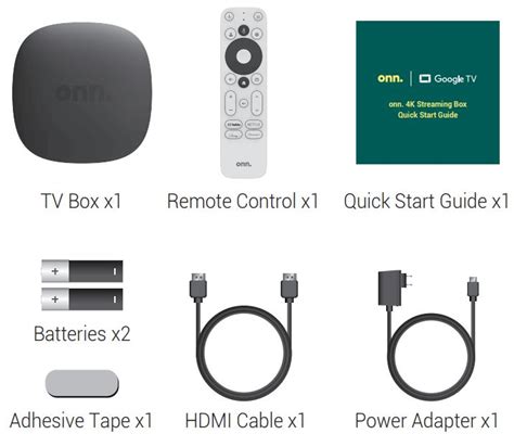 Onn K Vtg K Streaming Box With Google Tv User Guide