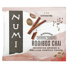 Numi Tea Organic Herbal Teasan Rooibos Chai Caffeine Free Tea