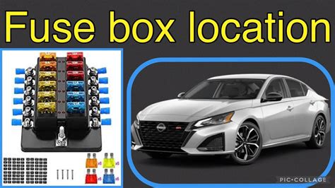 The Fuse Box Location On A 2023 Nissan Altima YouTube