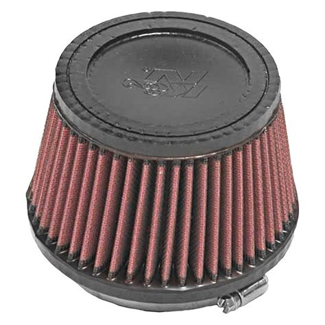 K N RU 2510 Round Tapered Red Air Filter 4 F X 5 375 B X 4 375 T