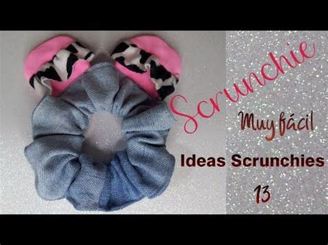 SCRUNCHIE CON OREJITAS CON UN TOQUE ESPECIAL COLETEROS DE TELA