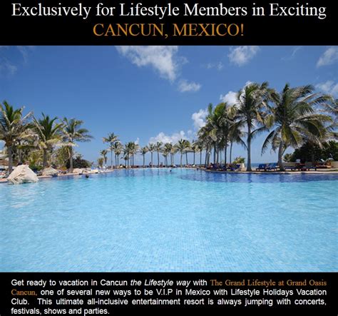 Grand Oasis Cancun - Lifestyle Holiday Vacation Club Travel