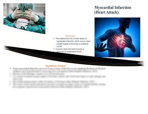 Solution Myocardial Infarction Studypool
