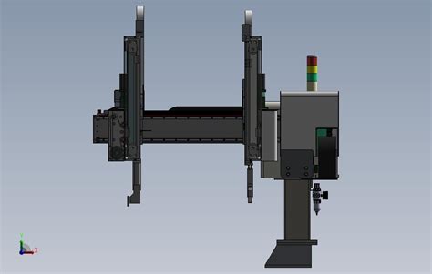 注塑机五轴伺服双截机械手3d模型solidworks 2014模型图纸下载 懒石网