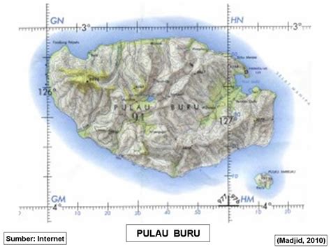 Peta Digital Peta Pulau Buru Maluku