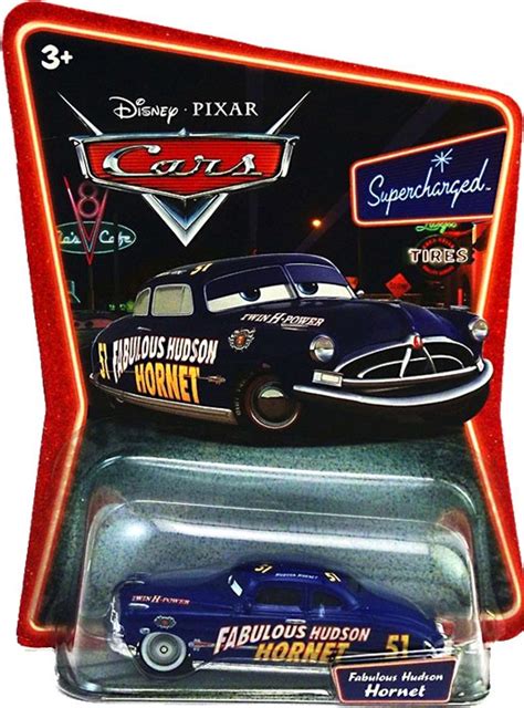 Disney Pixar Cars Supercharged Fabulous Hudson Hornet 155 Diecast Car ...