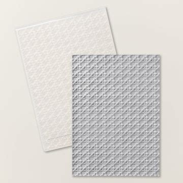 Cane Weave D Embossing Folder Stampin Up