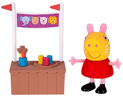 Peppa Pig Face Painting with Peppa Pig Mini Figure Jazwares - ToyWiz