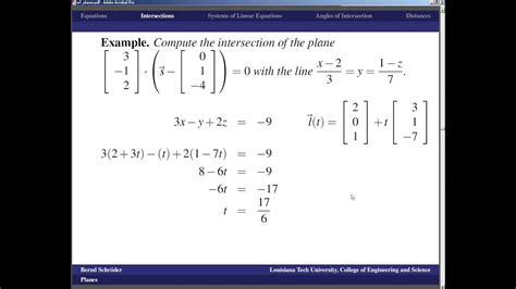 Concise Modular Calculus [71 97] Planes 3 6 On Surfaces In 3 D Space