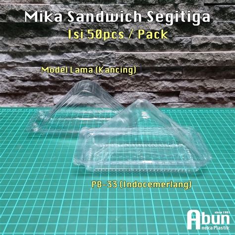 Jual Best Produk Mika Sandwich Segitiga Isi Pcs Shopee Indonesia