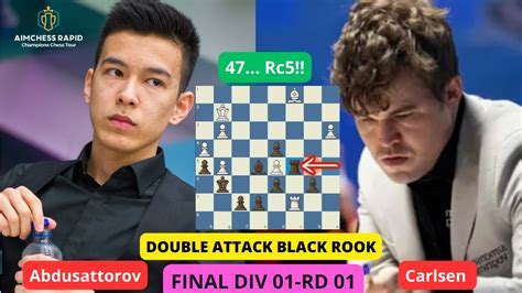 NODIRBEK ABDUSATTOROV VS MAGNUS CARLSEN FINAL WINNER BRACKETS CCT