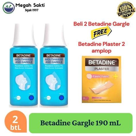 Jual Betadine Obat Kumur Ml Untuk Bau Mulut Dan Sariawan