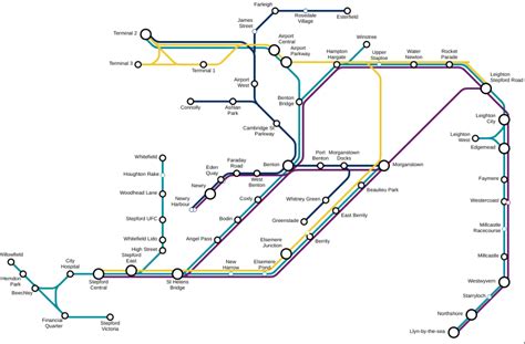 Introducing this map of the SCR network that is remade in Harry Beck ...