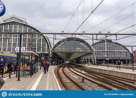 Amsterdam Centraal Station in Amsterdam, North Holland, the Netherlands Editorial Image - Image ...