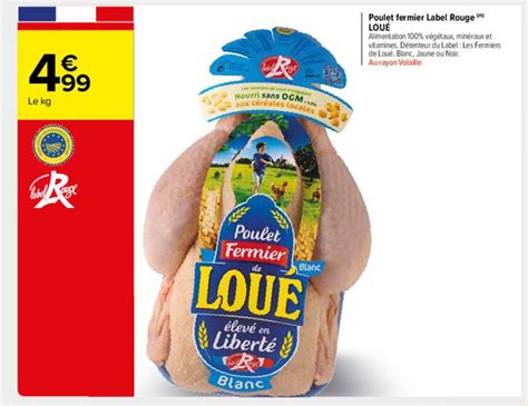 Promo Poulet Fermier Label Rouge Loué Chez Carrefour Market Icatalogue Fr