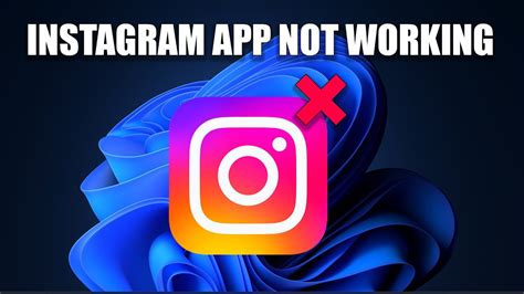 How To Fix The Instagram App Not Working On Windows Youtube