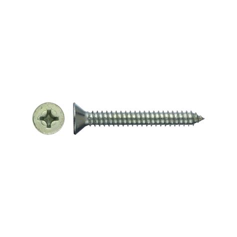 Countersunk Head Tapping Screw DIN 7982 Galvanised Type C H 1 2 9 X 13