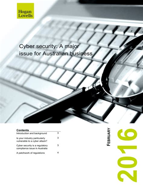 Cyber Security A Major Issue For Australian Business