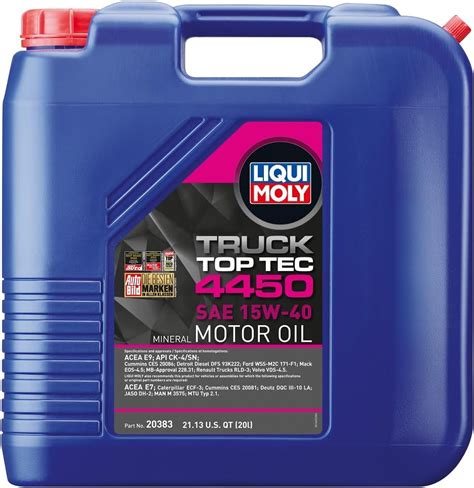 Amazon Liqui Moly Top Tec Truck Sae W L Motor Oil