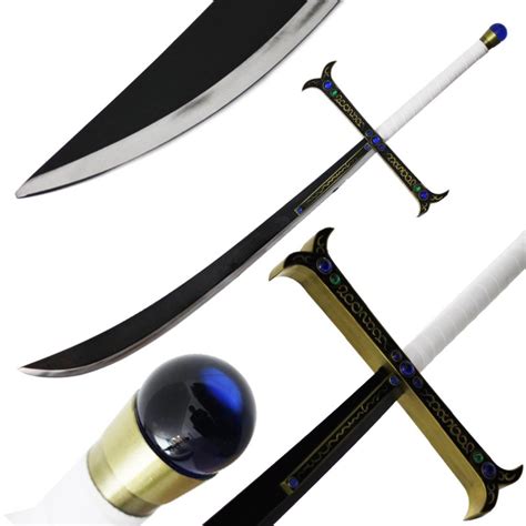 Katana En Métal Kokuto Yoru De Mihawk Dracule One Piece