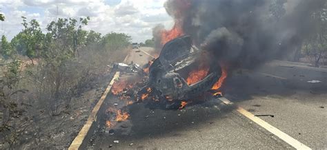 Vítima Que Morreu Carbonizada Em Acidente Na Br 343 Próximo A