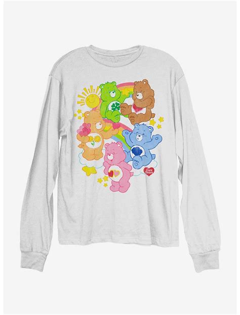 Care Bears Rainbow Group Girls Long Sleeve T Shirt Hot Topic