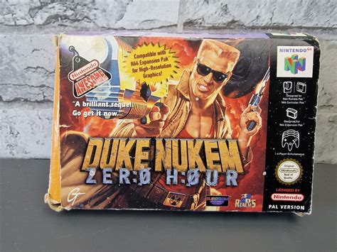 Duke Nukem Zero Hour For Nintendo 64 N64 Boxed Complete With Manual