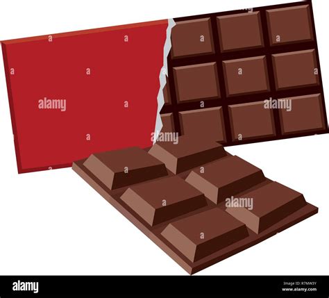 Delicious Chocolate Bar Stock Vector Image And Art Alamy