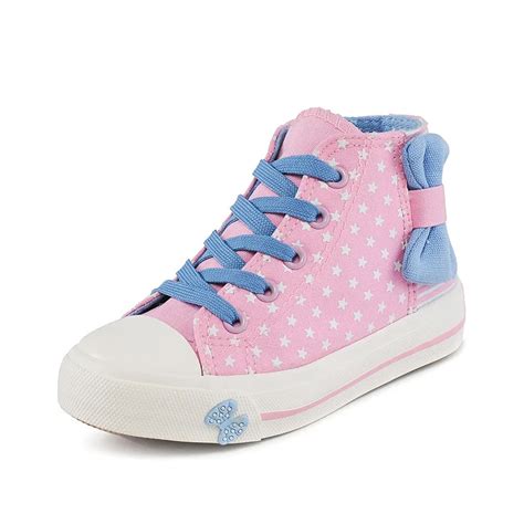 Children Girl Basketball Shoe Canvas Antiskid Rubber Sole Girls Running ...