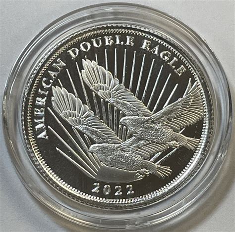 2022 2 American Double Eagle Cook Islands 1 4 Oz 999 Fine Silver