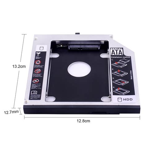 Chipal Aluminium 2nd Hdd Caddie 127mm Sata 30 Fü Grandado