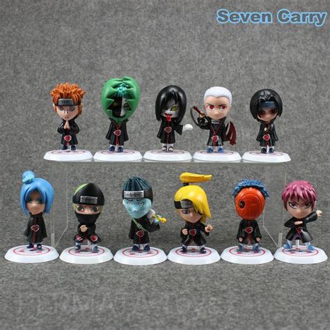 Jual NARUTO Chibi AKATSUKI Isi 11 Action Figure Miniatur Pajangan