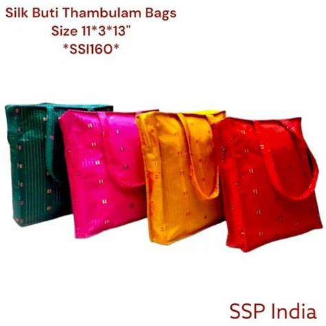 Silk Buti Thambulam Bag At Rs 128piece Thamboolam Bag In Mumbai Id