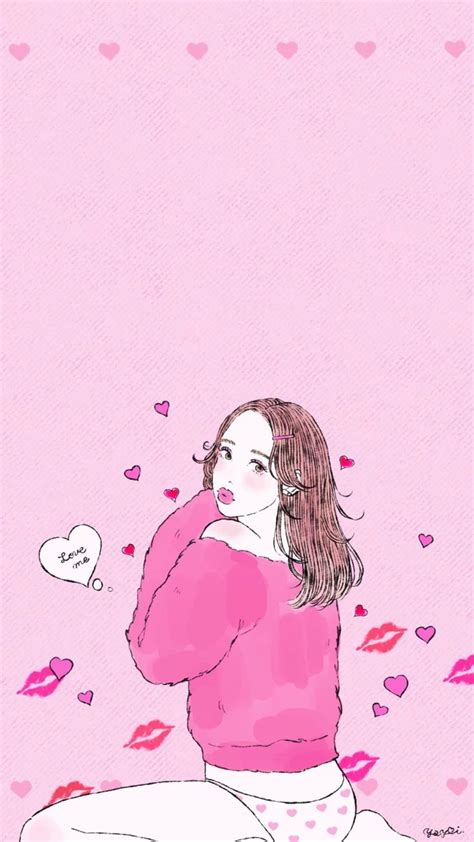 Pin by Pankeawปานแกว on Home Screen Kawaii wallpaper Pop art Pink