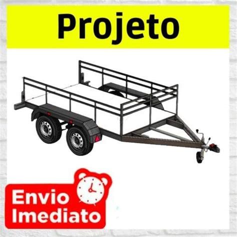 Projeto Reboque Carretinha Trucado De Ferro