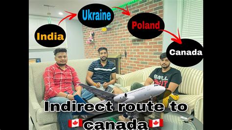 Indirect Route India To Canada Flight Detail Documents