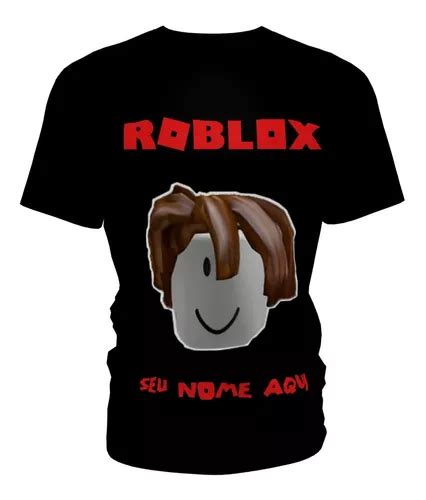 Camisa Do Roblox Bacon Hair Personalizada Com Nome | Parcelamento sem juros