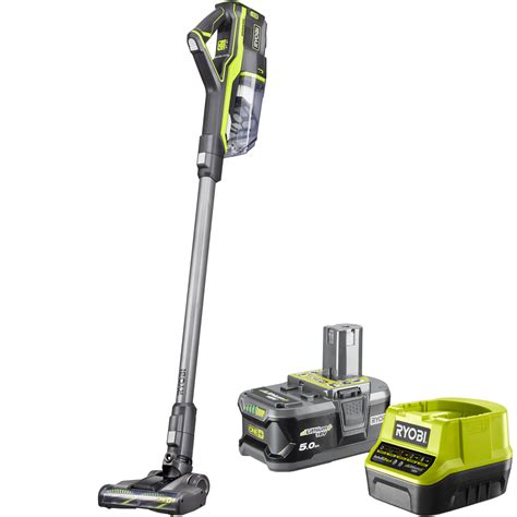 Ryobi One 18v 5 0ah Brushless Stick Vacuum Kit Bunnings Australia