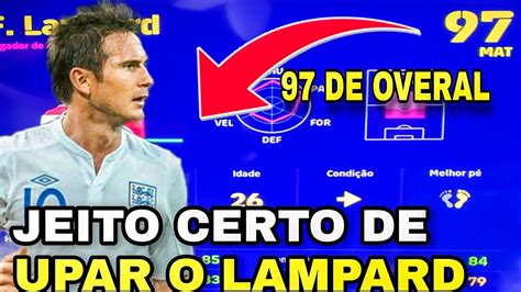 EFOOTBALL 2023 JEITO DE UPAR O LAMPARD PARA UMA MELHOR FORMAÇÃO E