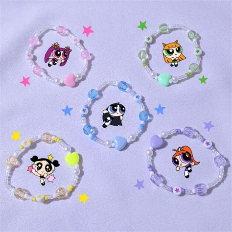 Jual NewJeans Powerpuff Girl Bracelet Series Gelang Powerpuff Girl