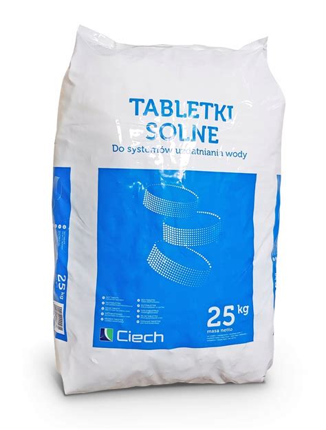 Sól do zmiękczaczy wody w tabletkach 25 kg 9120791563 oficjalne