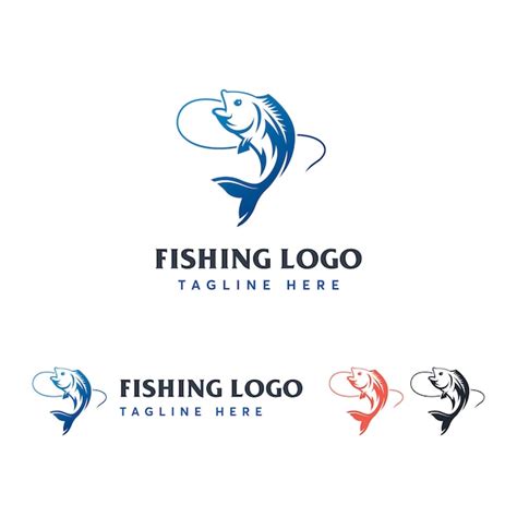 Premium Vector Fishing Logo Template