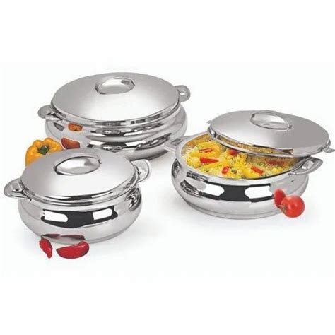 Stainless Steel Serving Hot Pot Gift Sets Stainless Steel Serving Pot Manufacturer From Thane