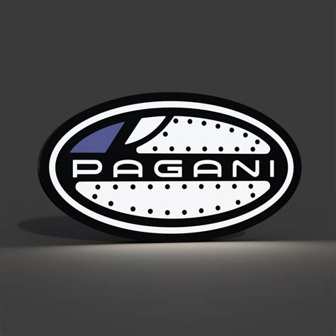 3MF file Pagani Logo Lightbox LED Lamp 🔦 (STEP)・Design to download and ...