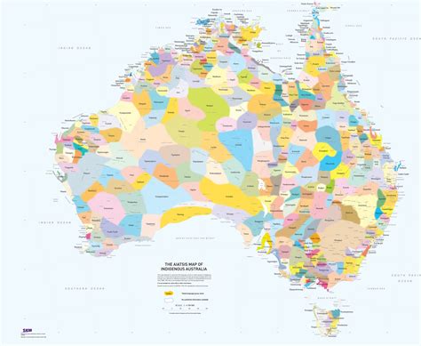 Aboriginal Country Map - Deadly Story